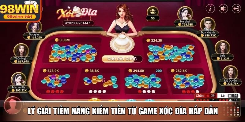 Lý giải sức hút, tiềm năng kiếm tiền từ game xóc đĩa hấp dẫn
