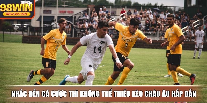 Nhắc đến cá cược thì không thể thiếu kèo châu Âu hấp dẫn